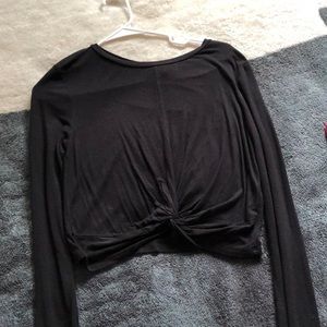 Knot long sleeve shirt